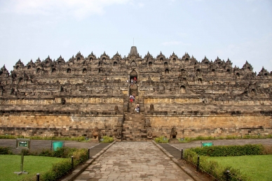 Weltkulturerbe Borobudur, buddhistischer Tempel auf Java