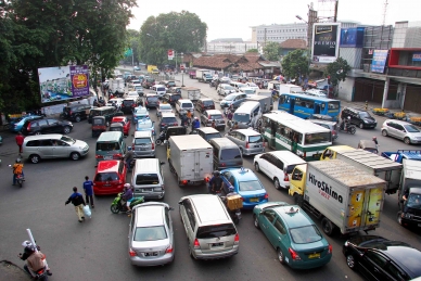 Verkehrschaos in Jakarta, Java