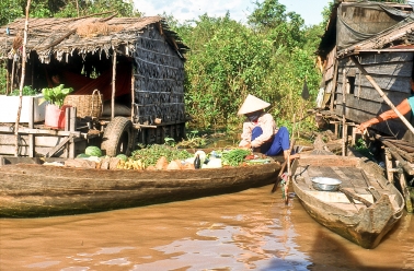 Floating Village Chong Kneas, Kambodscha