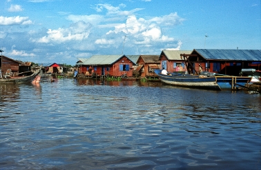 Floating Village Chong Kneas, Kambodscha