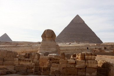 ÄGYPTEN, Pyramiden von Giseh, das letzte erhaltene Weltwunder der Antike, Weltkulturerbe der UNESCO