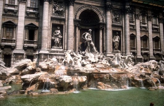 ITALIEN, Fontana di Trevi, Historisches Zentrum von Rom, Weltkulturerbe der UNESCO