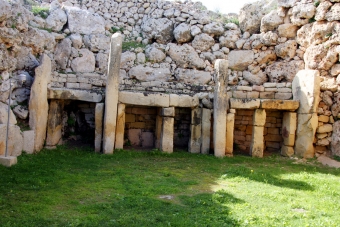 MALTA, Tempel von Gigantija auf Gozo, Weltkulturerbe der UNESCO