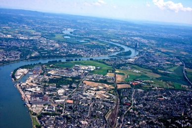 Der Rhein bei Andernach