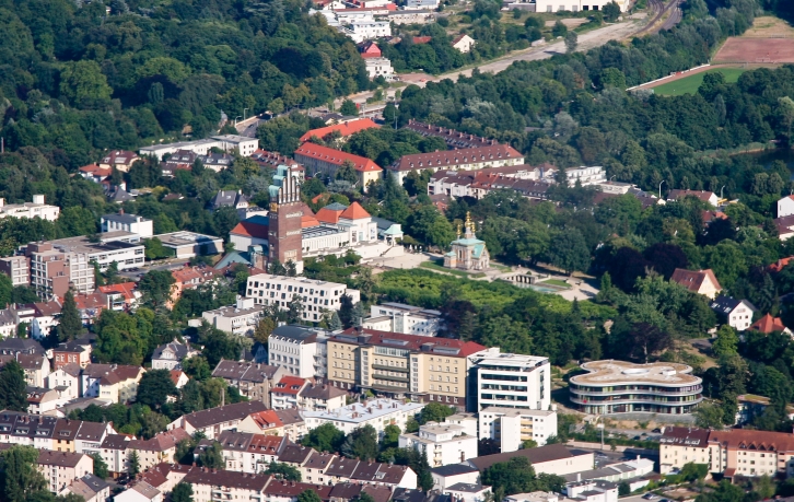 Luftbild Mathildenhöhe in Darmstadt