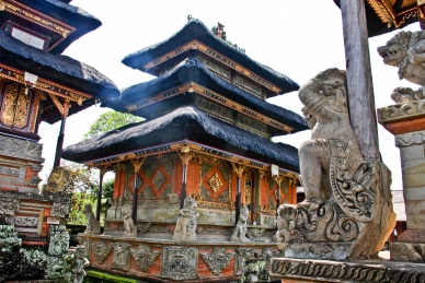 Tempel in Ubud, Bali, Indonesien