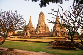 THAILAND, Wat Chai Watthanaram in Ayutthaya, Weltkulturerbe der UNESCO
