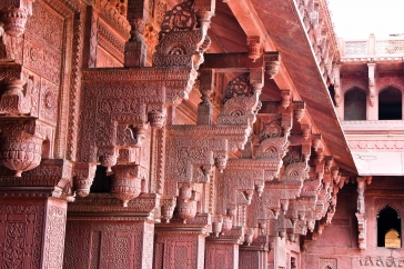 INDIEN, Rotes Fort von Agra, Uttar Pradesh, Weltkulturerbe der UNESCO