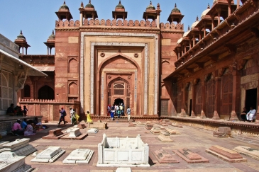 INDIEN, Jama Masjid Moschee, Fathepur Sikri, Uttar Pradesh, Indien, Weltkulturerbe der UNESCO