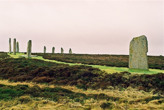 GROSSBRITANNIEN, Ring of Brodgar, Jungsteinzeitliche Monumente, Mainland, Orkney-Inseln, Welterbe
