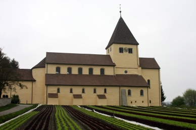 DEUTSCHLAND, Klosterinsel Reichenau, Georgskirche in Oberzell, Weltkulturerbe der UNESCO