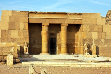 Chephren Tempel nahe der Cheops Pyramide
