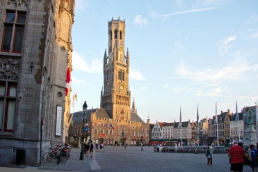 Belfriede (mittelalterlicher Glockenturm) in Brügge, Belgien