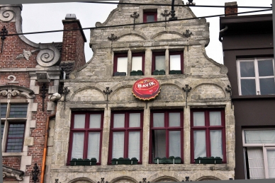 Hausgiebel in Gent