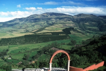 Pichincha, aktiver Vulkan und Hausberg von Quito