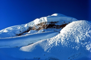 Yanasacha, die schwarze Wand am Cotopaxi