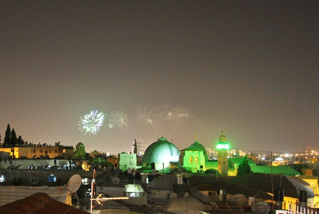 Jerusalem bei Nacht