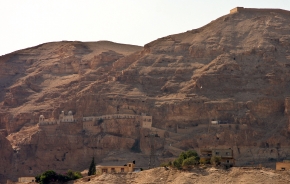 Berg der Versuchung nahe Jericho, Westbank, Palestina, Israel