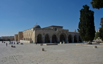 Al Aqsa Moschee auf dem Tempelberg in Jerusalem