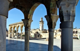 Auf dem Tempelberg in Jerusalem