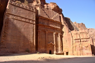 Grabstätten in Petra