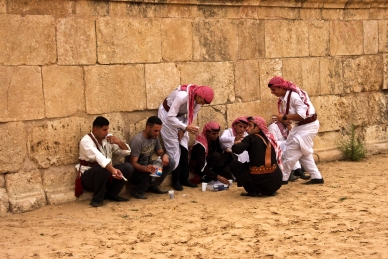 Trinkpause in Jerash