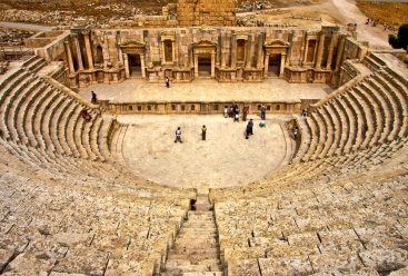 Amphietheater in Jerash, Jordanien