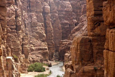 Wadi Al Mujib am Toten Meer, Jordanien