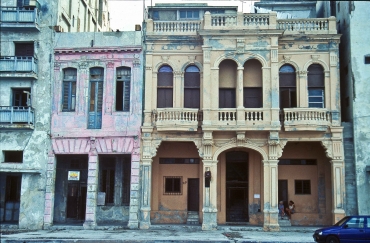 Häuser am Malecon, Havanna