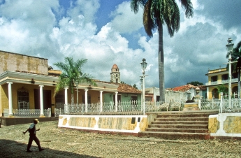 Plaza Mayor in Trinidad, Sancti Spiritus, Kuba