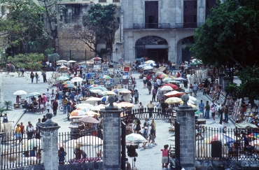 Künstlermarkt in Havanna, Kuba
