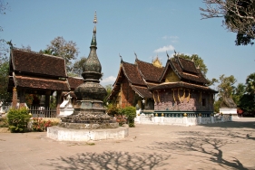 Wat Xieng Thong (Tempel der Goldenen Stadt) Luang Prabang, Laos