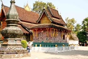 Wat Xieng Thong Tempel im Lan-Chang-Königreich, Luang Prabang, Laos