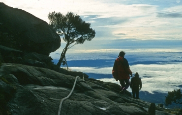 Abstieg vom Mount Kinabalu, Sabah, Borneo, Malaysien