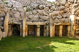 Jungsteinzeitliche Kultur Ggantija auf Gozo, Malta