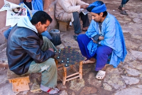 Spieler in Ouarzazate, Marokko