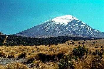 Popocatepetl, aktiver Vulkan, Mexiko