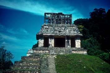 Sonnentempel in Palenque, Chiapas, Mexiko