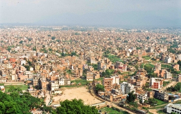 Blick über Kathmandu