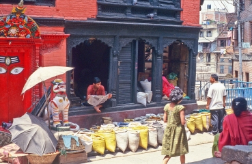 Markt in Thamel Kathmandu