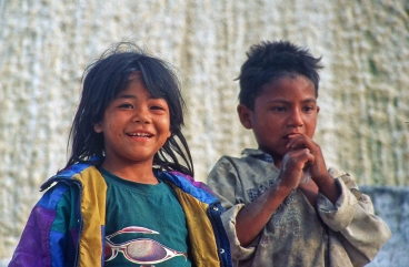 Kinder in Nepal