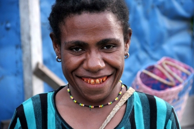 Danimädchen in West Papua