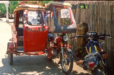 Taxigespann in Palapag, Samar