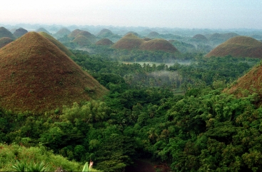 Chocolate Hills, Bohol Island, Philippinen