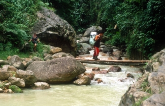 Abstieg vom Mount Apo, Mindanao