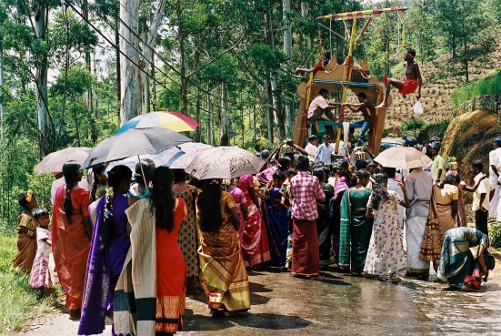 Hinduistisches Prozessionsfest nahe Ella, Sri Lanka