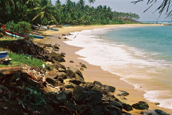 Traumstrand in Mirissa, Sri Lanka