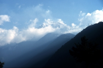 ECUADOR, Weltnaturerbe Nationalpark Sangay, im Hintergrund der Vulkan Tungurahua