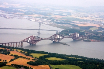 GROSSBRITANNIEN, Forth Bridge, Schottland, Weltkulturerbe der UNESCO