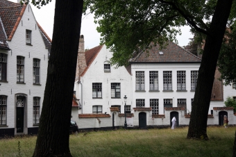 BELGIEN, Beginenhof in Brügge, Weltkulturerbe der UNESCO
